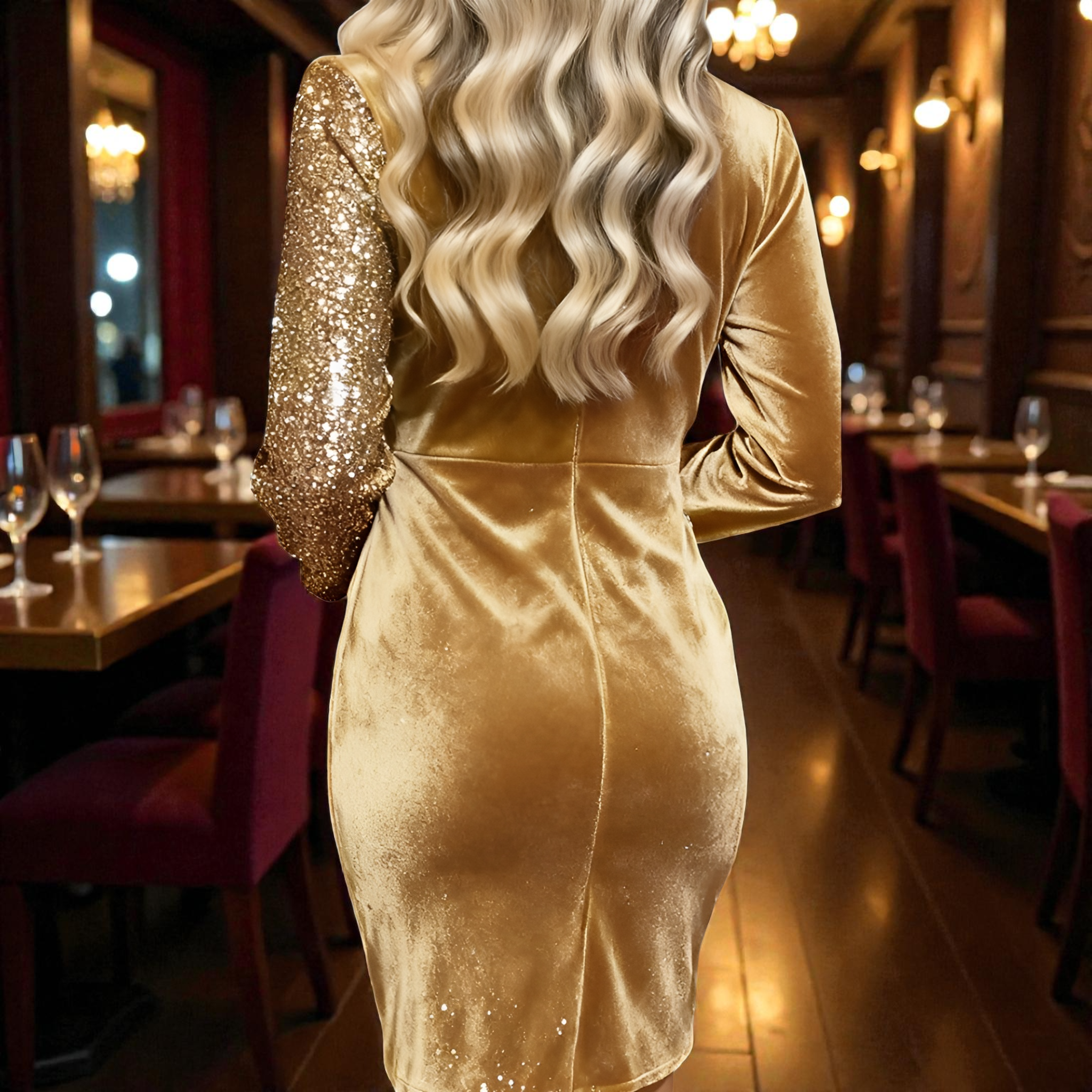 BRISA™ | Robe de Soirée Pailletée