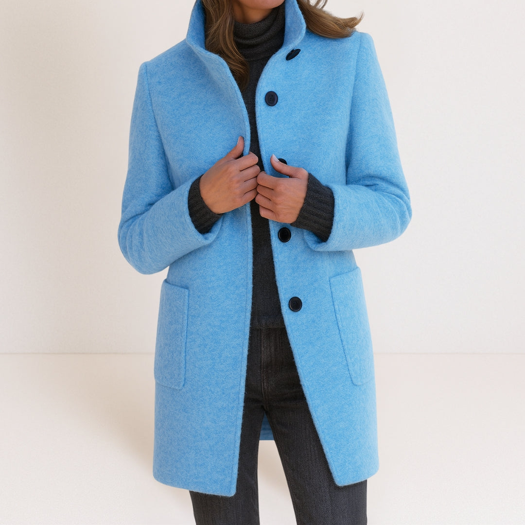 Stella™ | Casaco feminino com gola alta