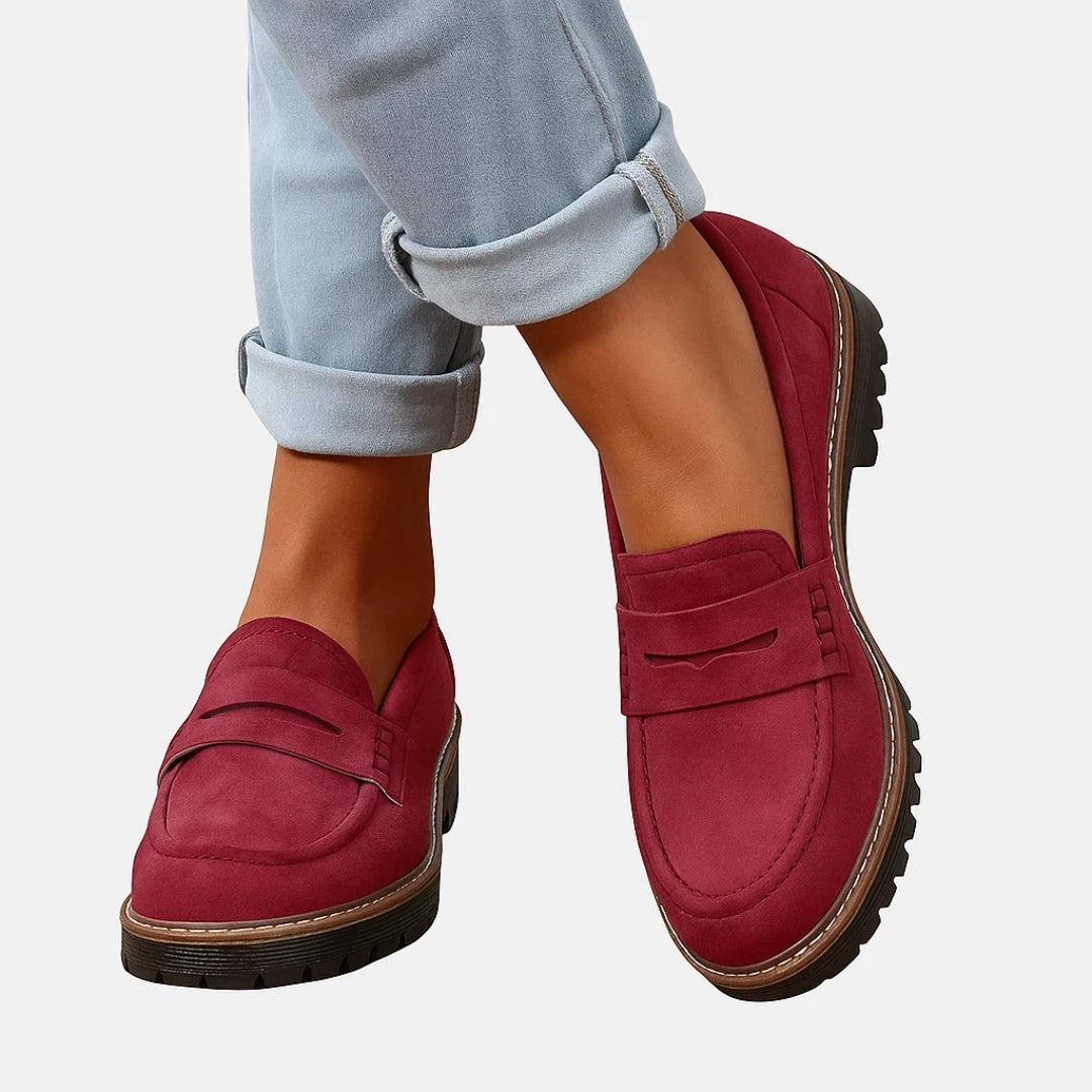 Sarah™ | Mocassins ortopédicos em material de alta qualidade