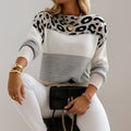Cheyenne™ | Pullover Casual com Padrão de Leopardo