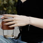 [Bloom] Pulseira Borboleta Oca de Trevo de Quatro Folhas