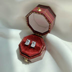 [Bloom] Brincos Estilosos de Pedra Central Retangular Brilhante