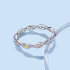 [Bloom]Anel Diário Elegante e Energético Corte Redondo