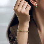 [Bloom] Exquisito Bracelete Diário em Corte Esmeralda