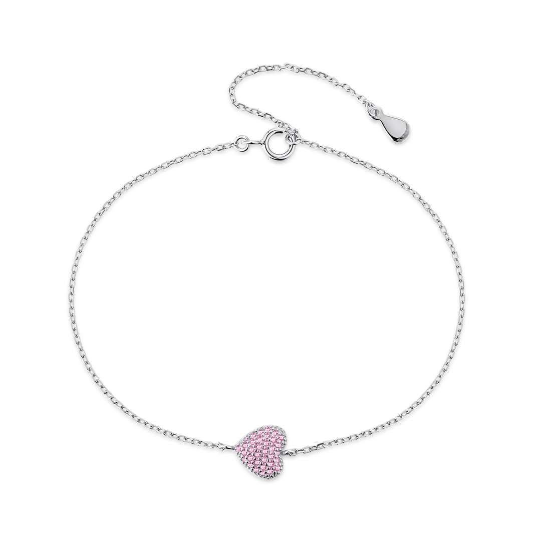 [Bloom] Pulseira Versátil e Delicada em Forma de Coração