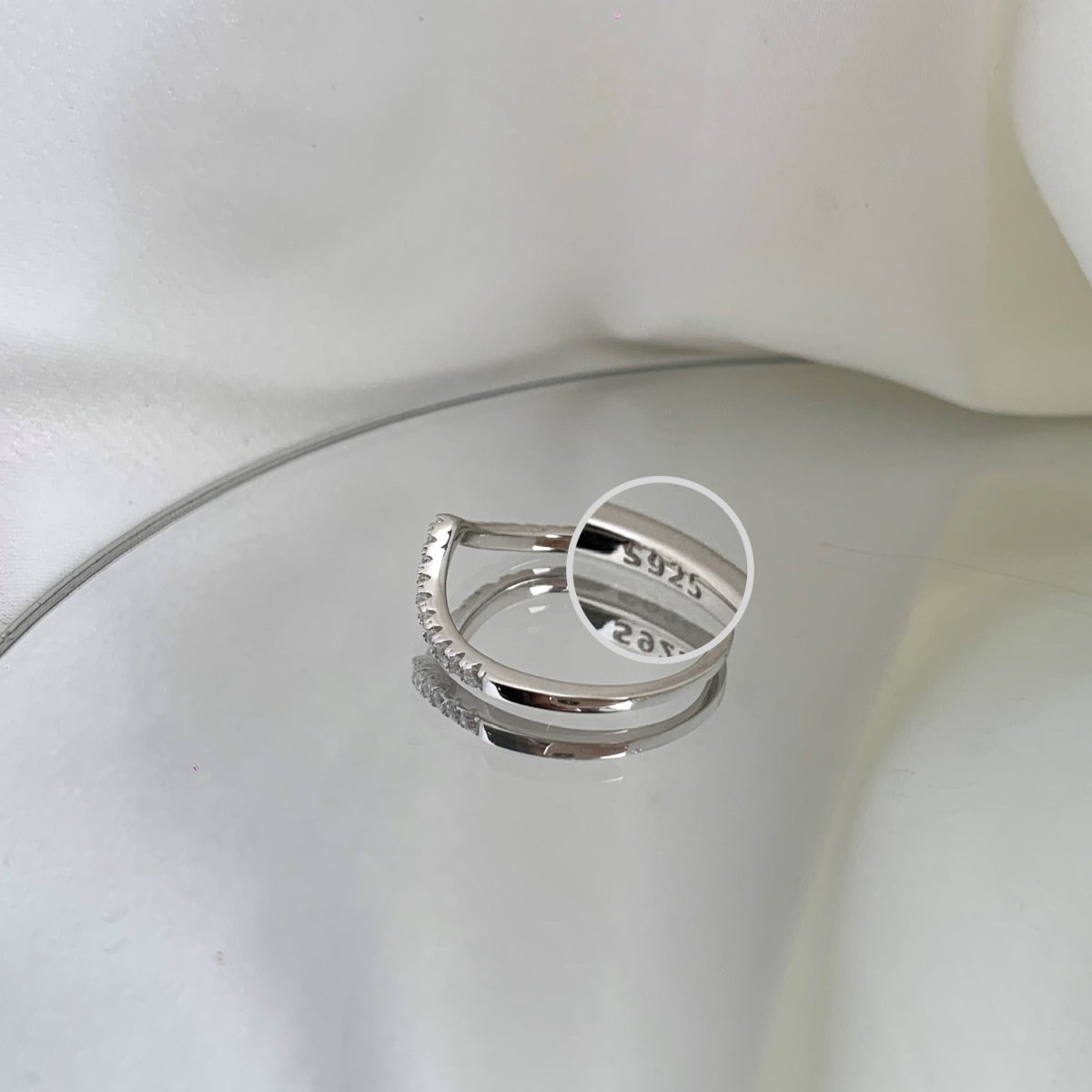 [Bloom]Anel de Ténis Elaborado em Prata