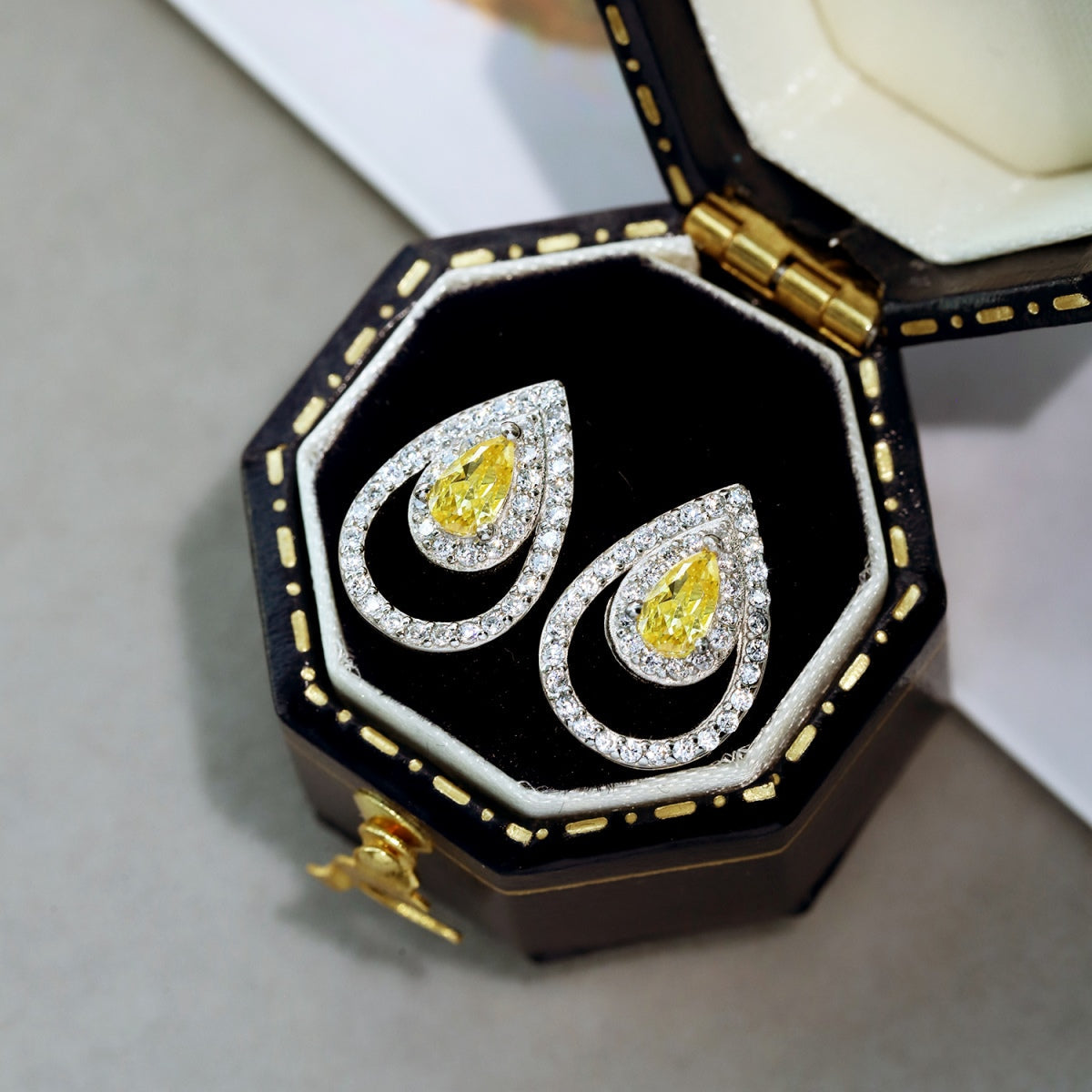 [Bloom] Brincos Diários em Forma de Gota de Água Delicada e Espumante