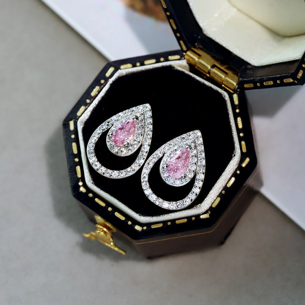 [Bloom] Brincos Diários em Forma de Gota de Água Delicada e Espumante