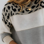 Cheyenne™ | Pullover Casual com Padrão de Leopardo