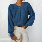 Erika™ | Pullover de malha elegante com mangas largas