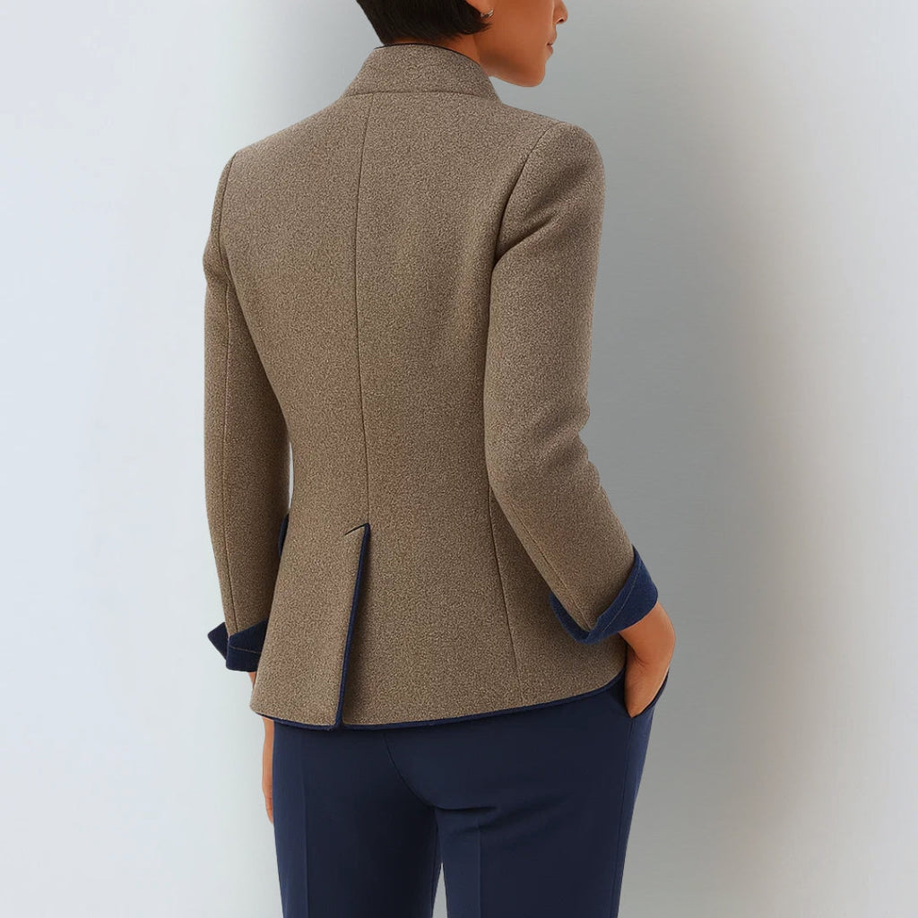 Anja™ | Elegante Cardigan com Gola Alta