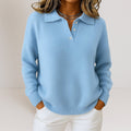 Olivia™ | Pullover de Malha Macia com Gola
