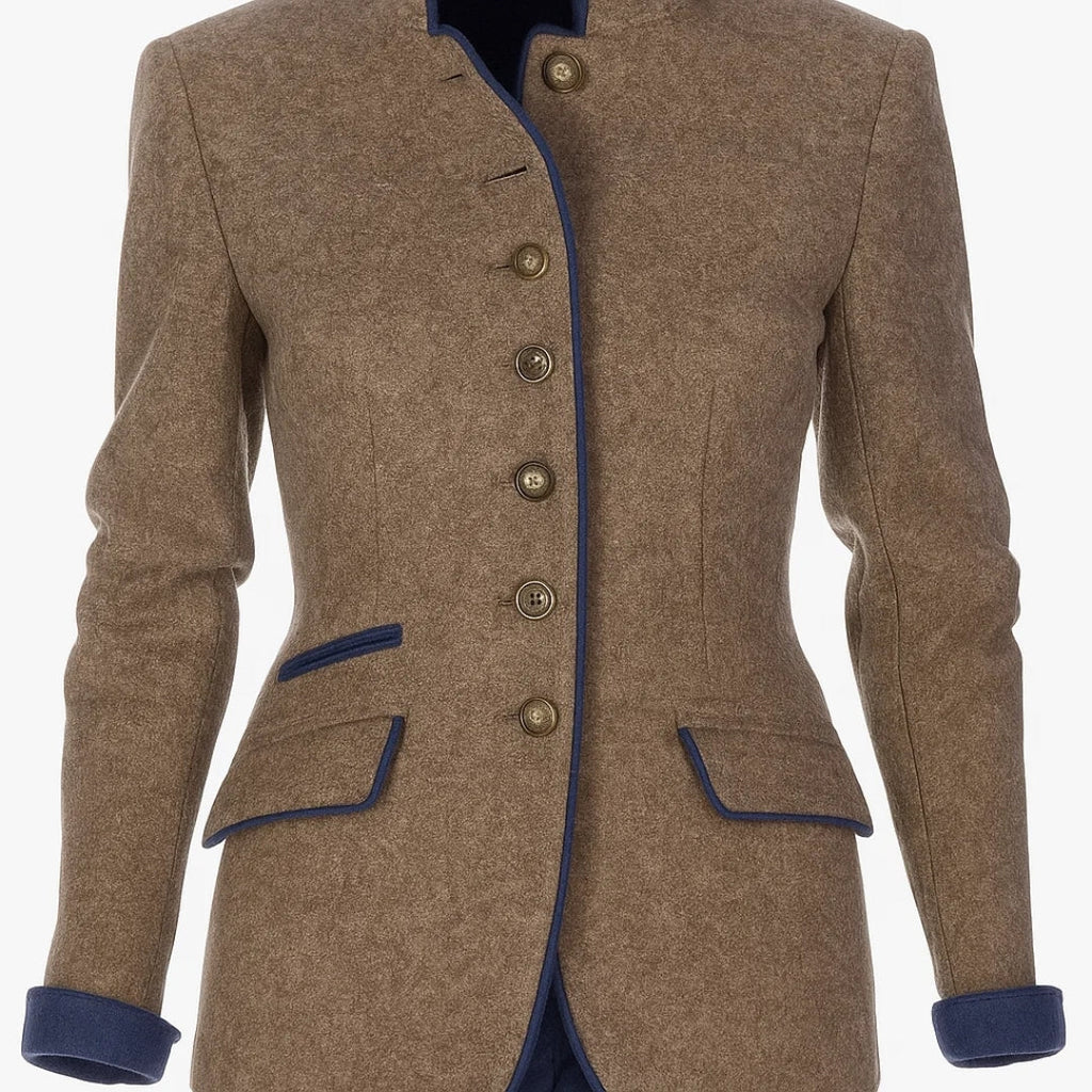 Anja™ | Elegante Cardigan com Gola Alta