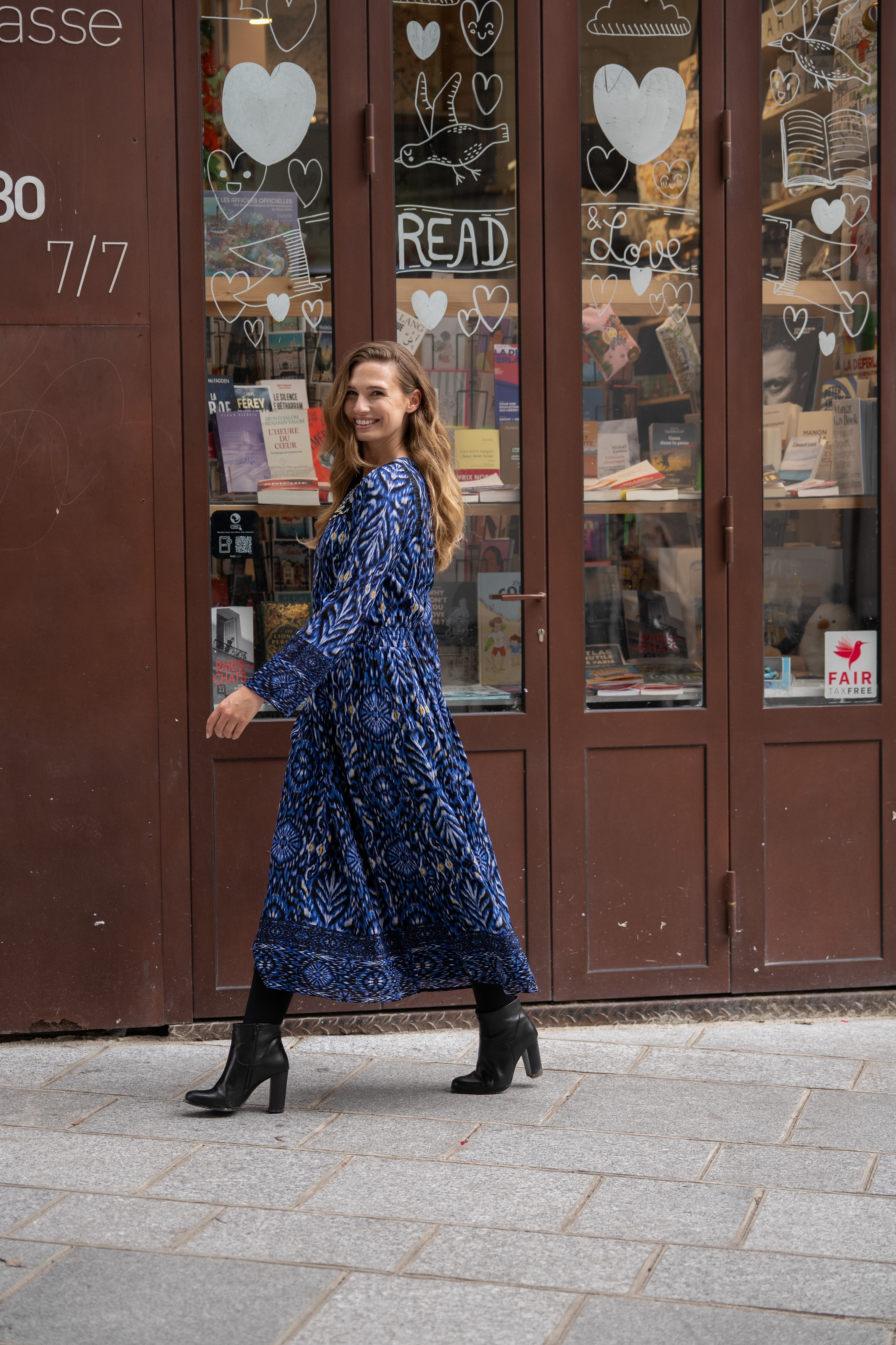 Alexandra™ | Vestido Longo Estampado