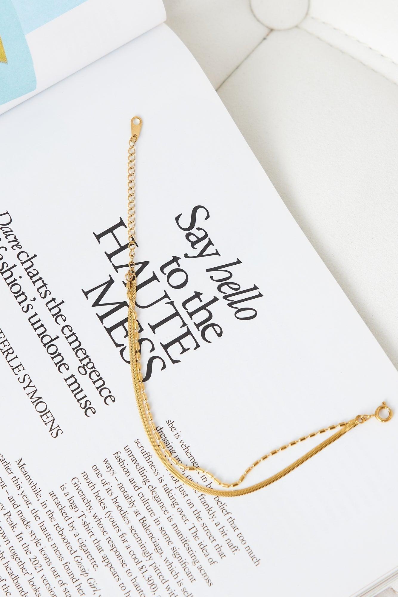 Pulseira Aurelian Vibes em Ouro 18k