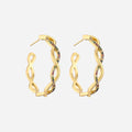 Julenyssa | Brincos Wave em Ouro 18K