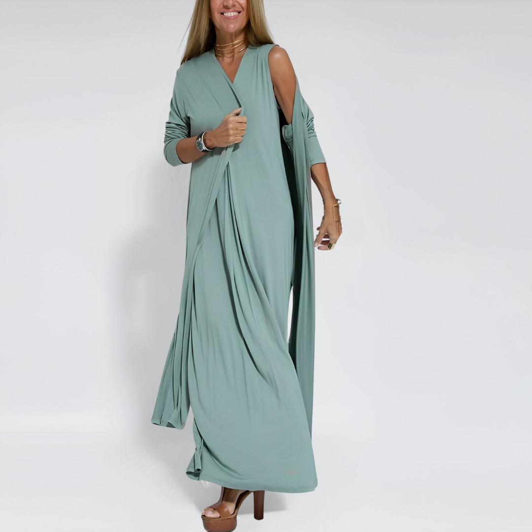 Karin™ | Elegante Vestido de Verão + cardigan grátis