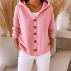 Felicia™ | Casaco de malha trendy com capuz