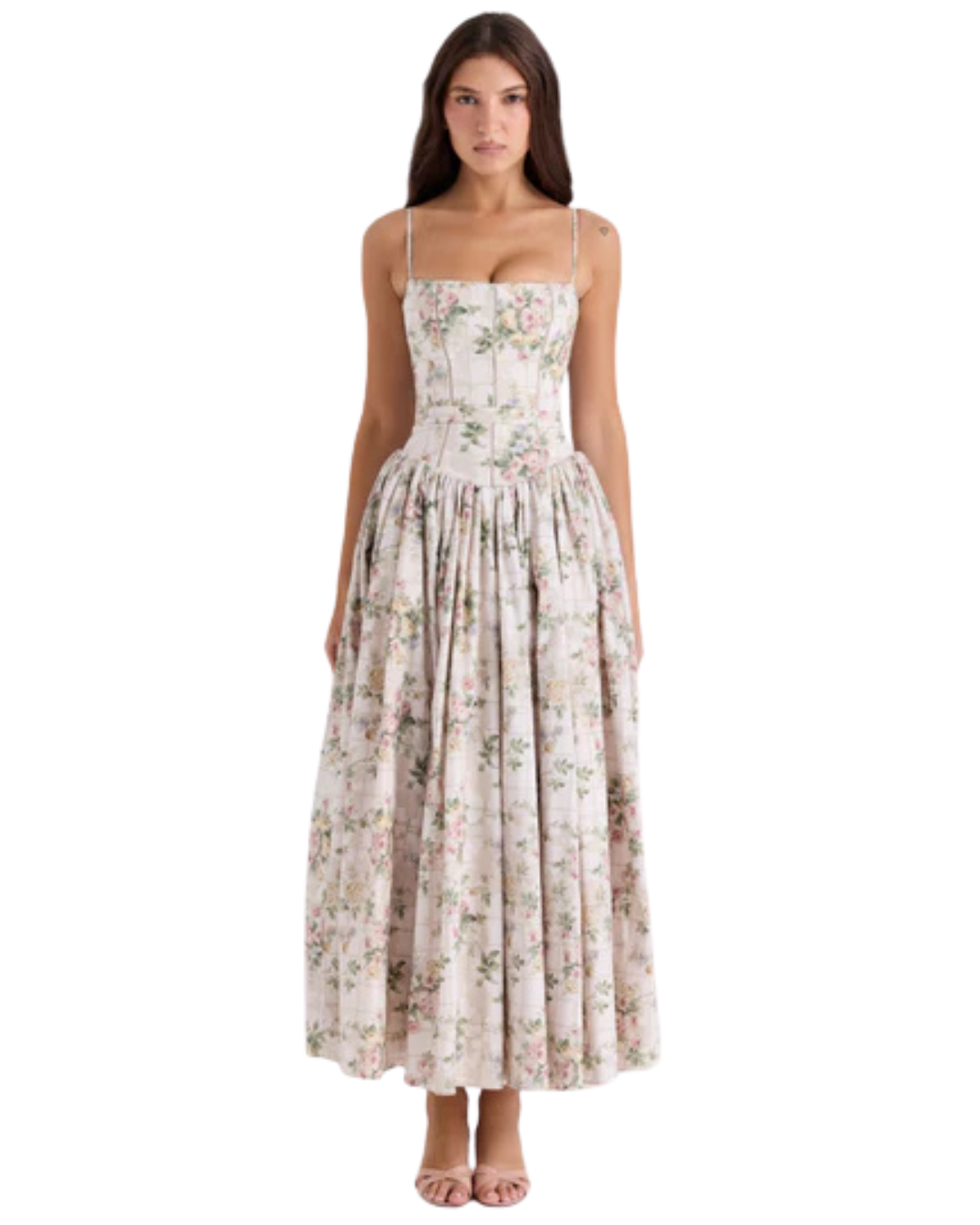 Isabella | Vestido de Verão Vintage com Laços