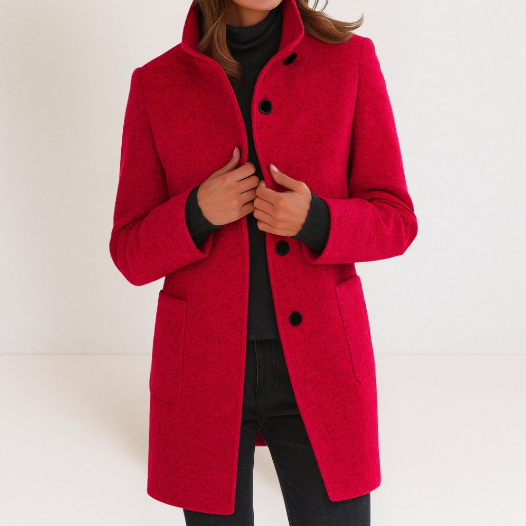 Stella™ | Casaco feminino com gola alta