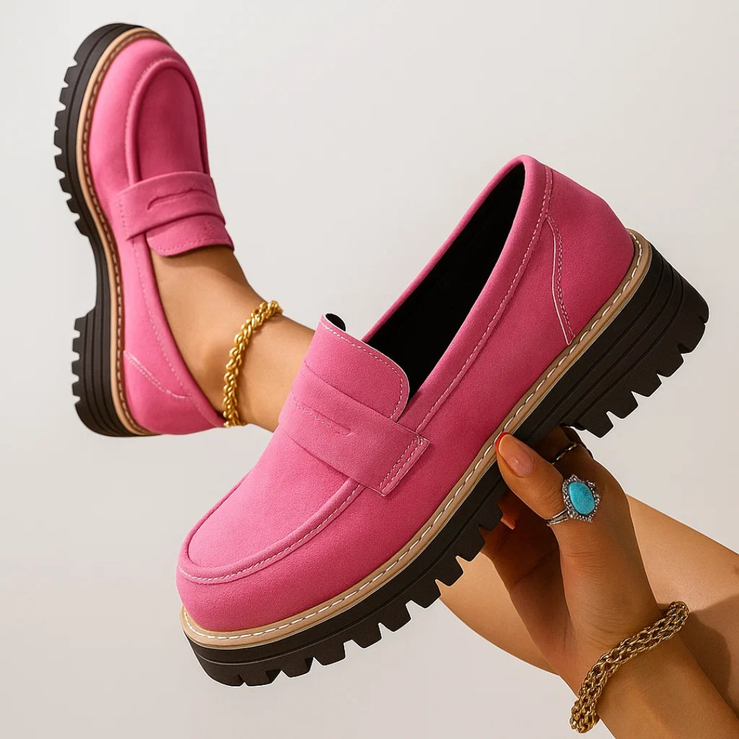 Sarah™ | Mocassins ortopédicos em material de alta qualidade