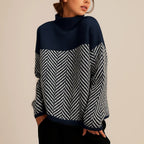 Stefanie™ | Pullover de Gola Alta Macio