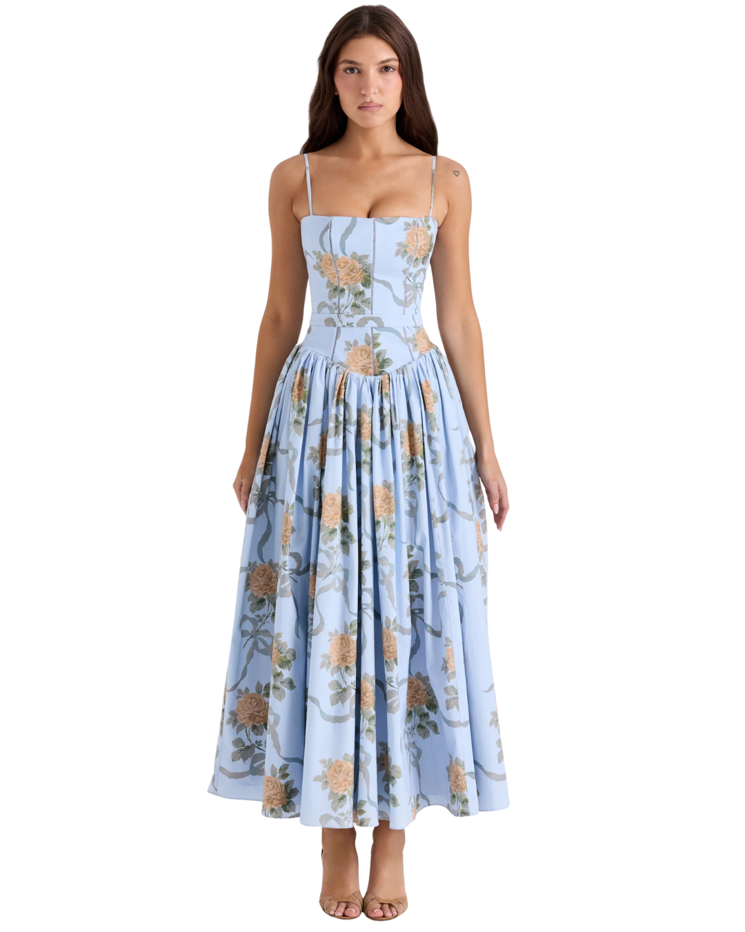 Isabella | Vestido de Verão Vintage com Laços