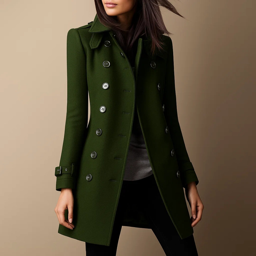 Laura™ | Casaco feminino trendy com botões