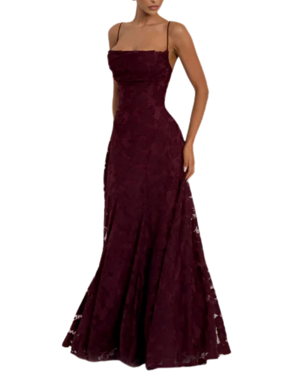 Francisa | Vestido Maxi com Corpete de Renda