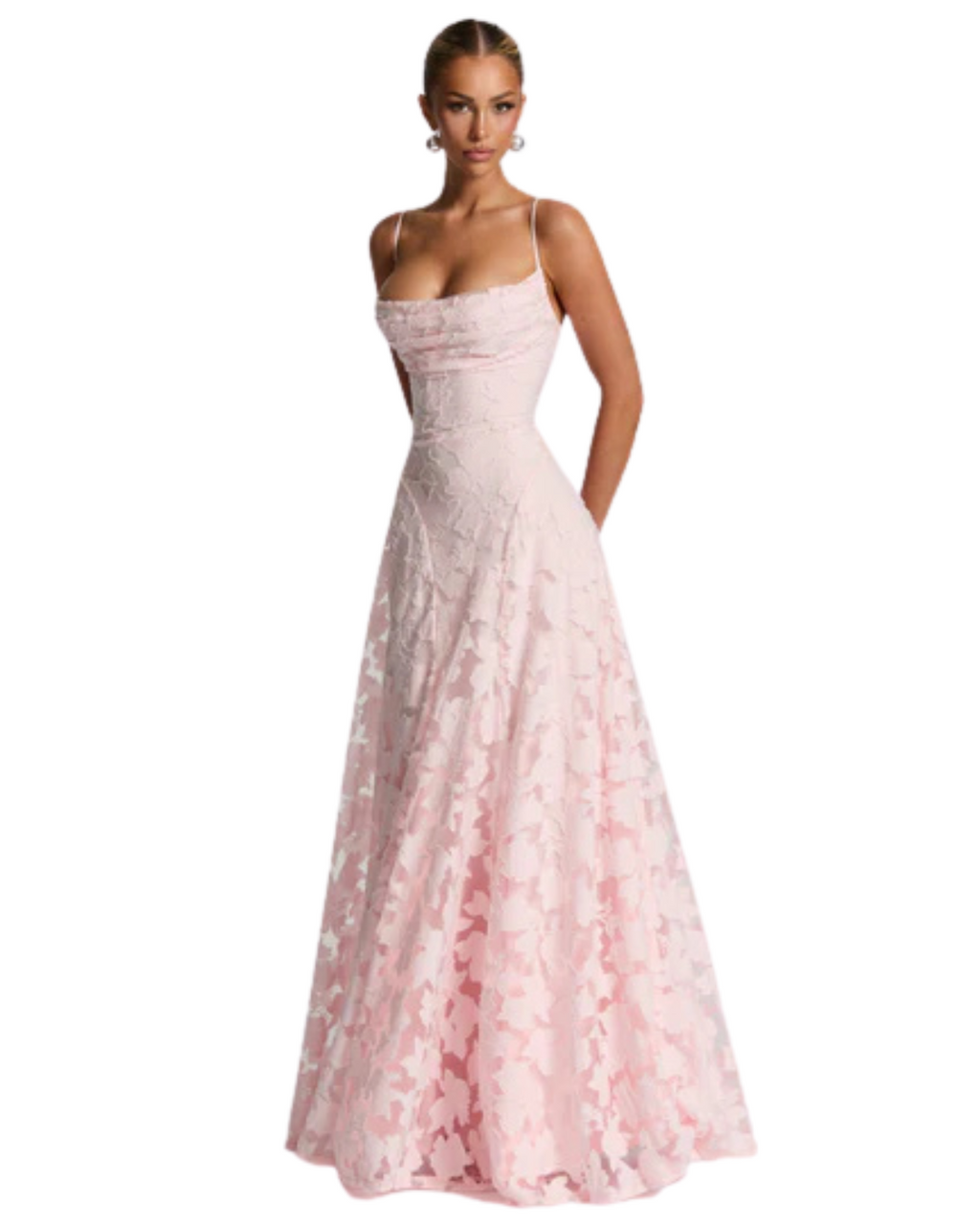 Francisa | Vestido Maxi com Corpete de Renda