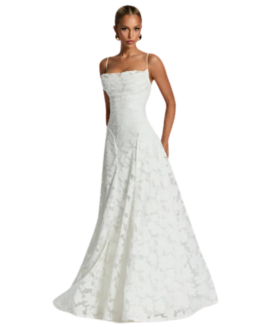 Francisa | Vestido Maxi com Corpete de Renda