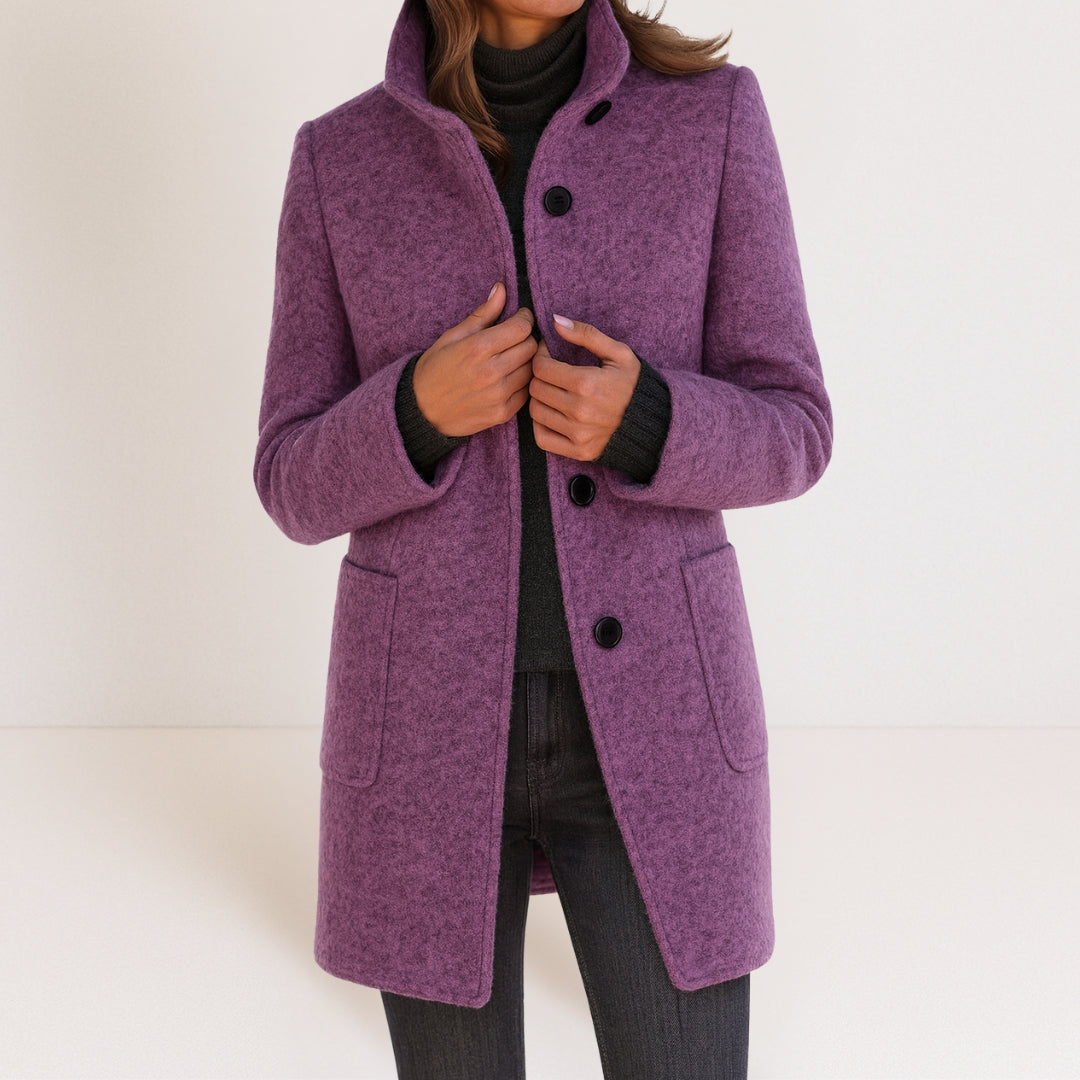 Stella™ | Casaco feminino com gola alta