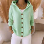 Felicia™ | Casaco de malha trendy com capuz