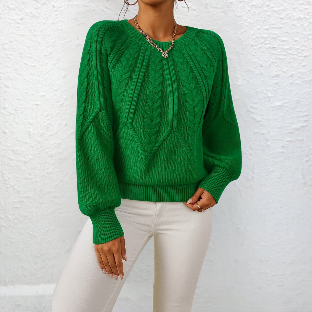 Erika™ | Pullover de malha elegante com mangas largas