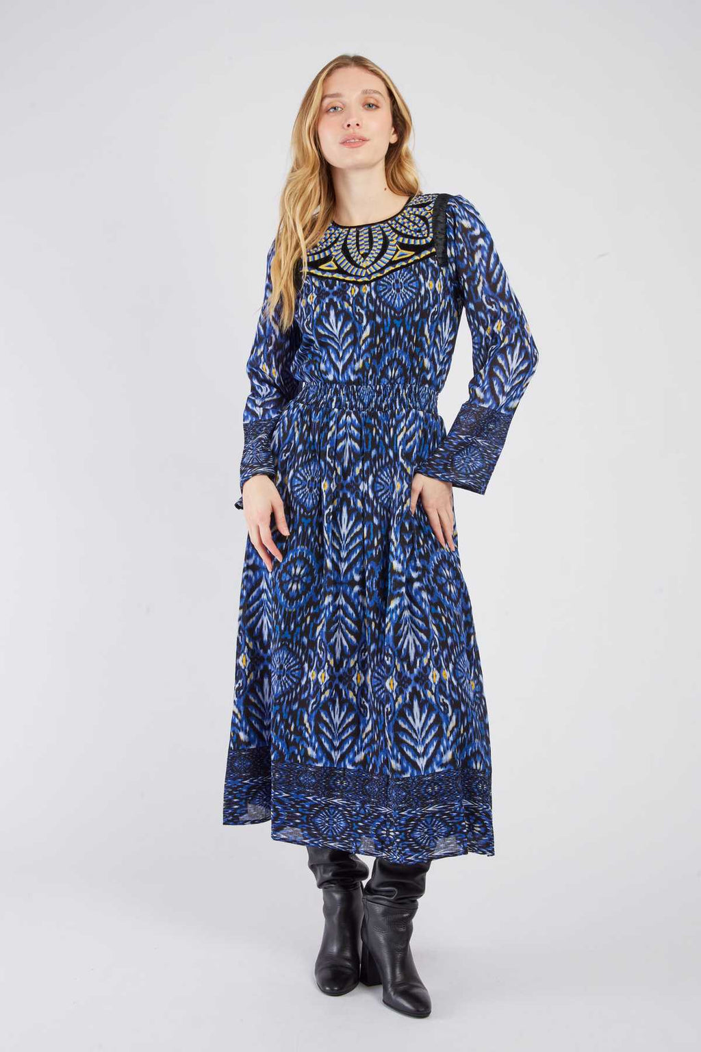 Alexandra™ | Vestido Longo Estampado