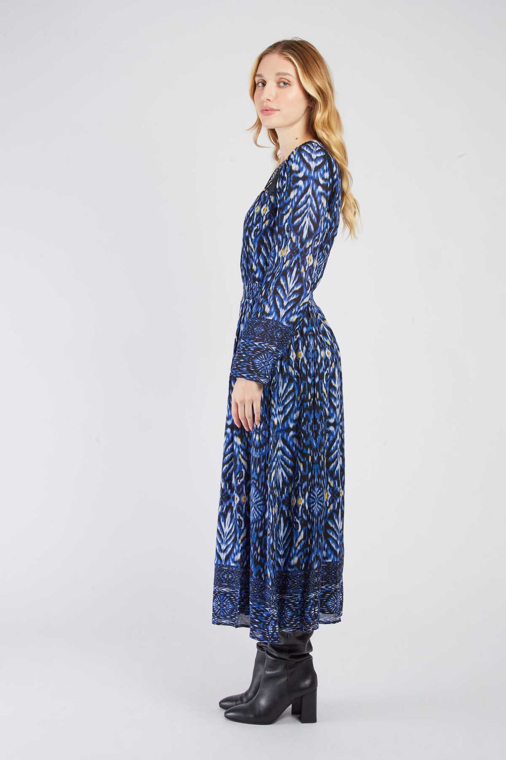 Alexandra™ | Vestido Longo Estampado