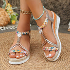 Rita™ | Sandálias de cunha confortáveis