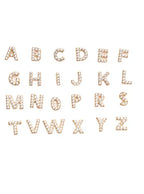 Mikhaela | Brincos Letra em Ouro 18k