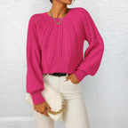 Erika™ | Pullover de malha elegante com mangas largas