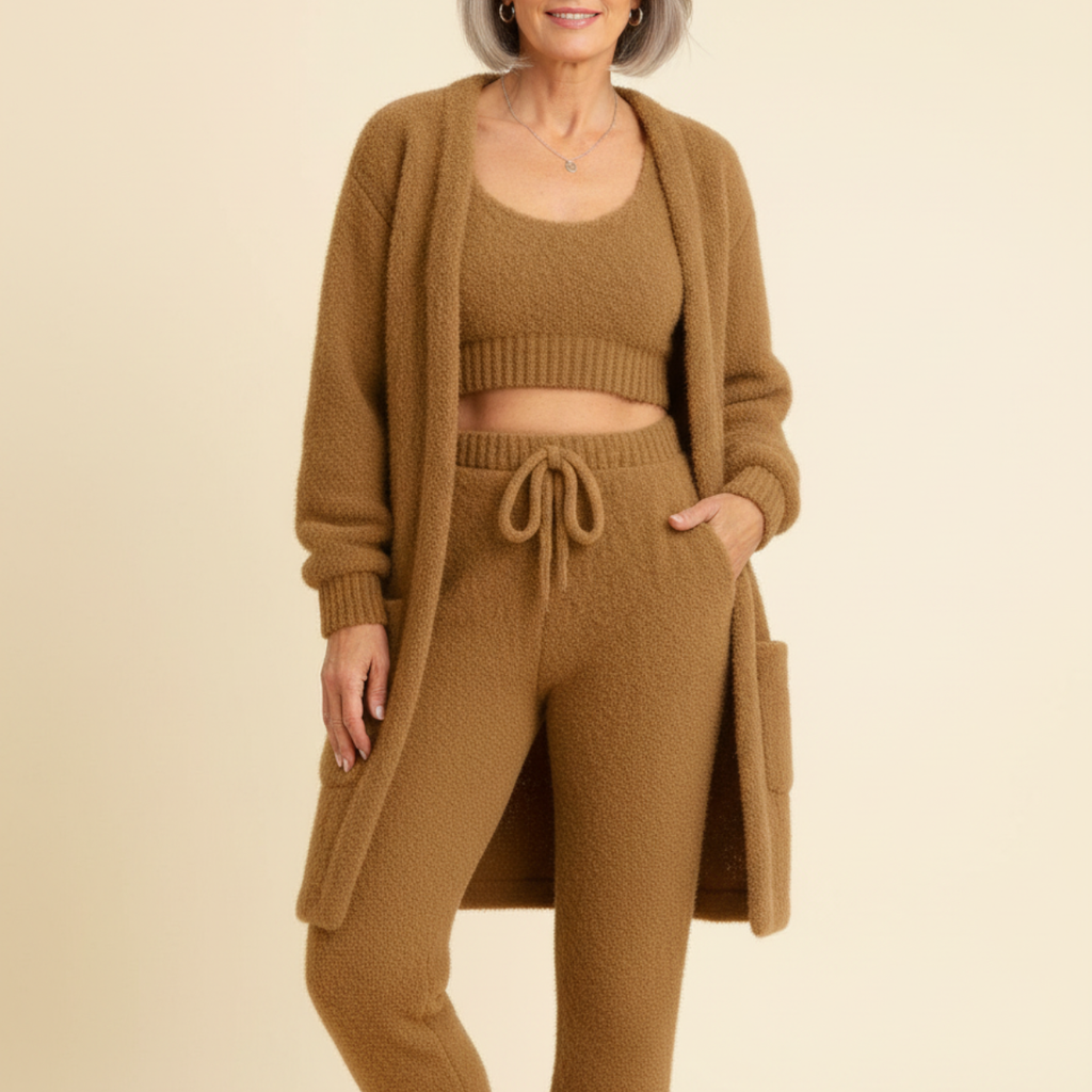 ALBA™ | Pijama 4 Peças Elegante