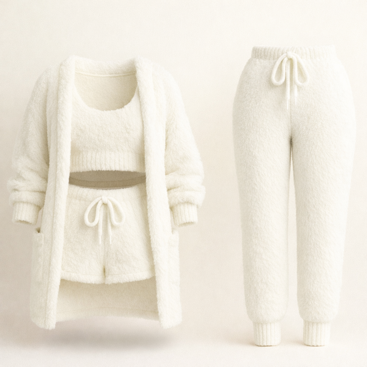 ALBA™ | Pijama 4 Peças Elegante