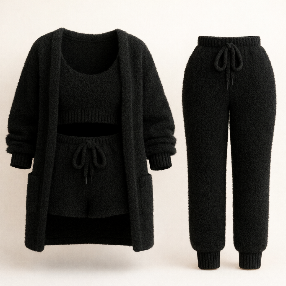 ALBA™ | Pijama 4 Peças Elegante