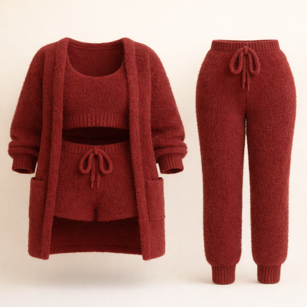 ALBA™ | Pijama 4 Peças Elegante