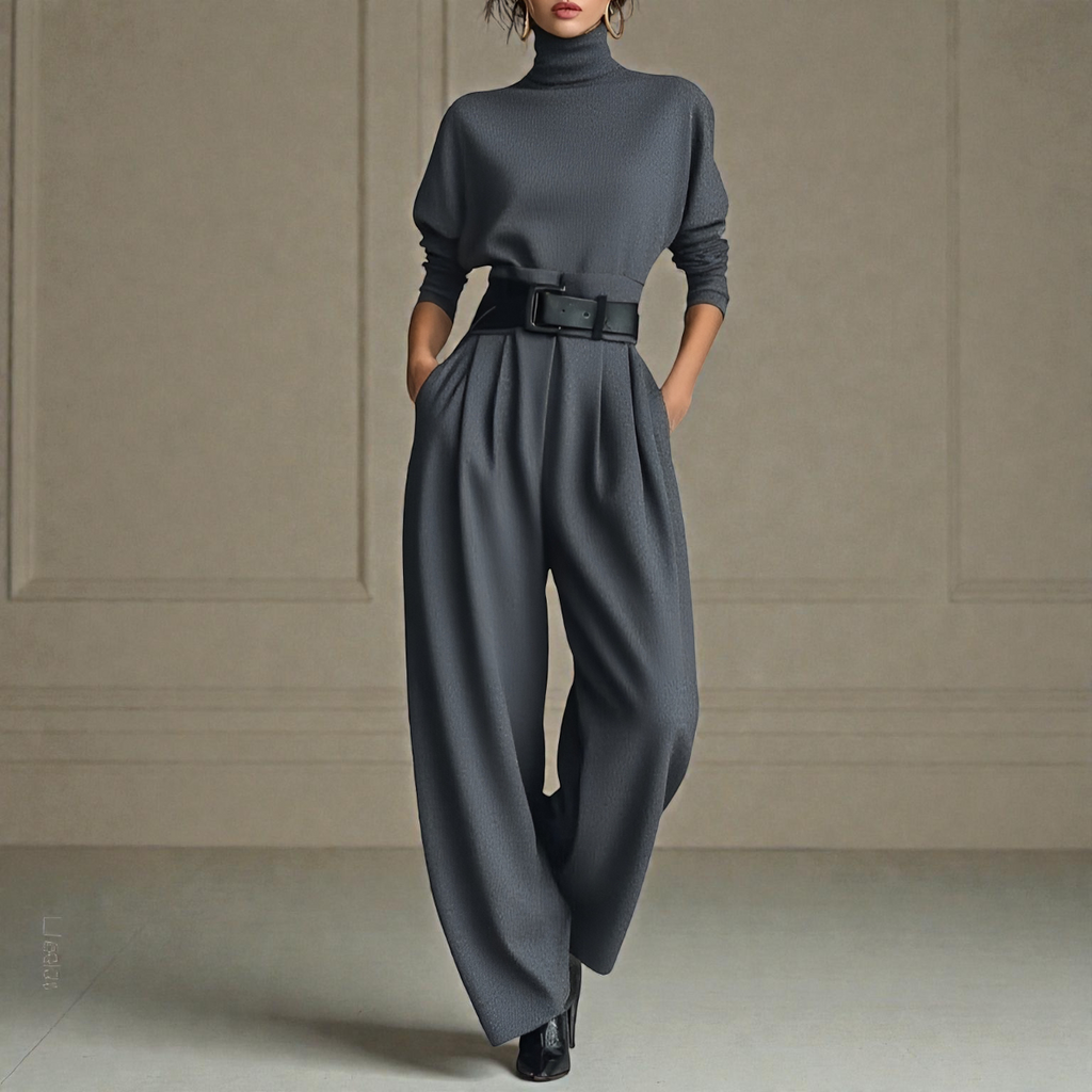 JULIET™ | Conjunto Elegante de Gola Alta