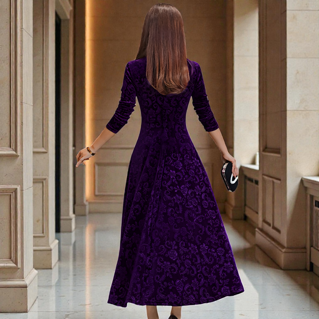 DENISE™ | Vestido de Festa em Veludo