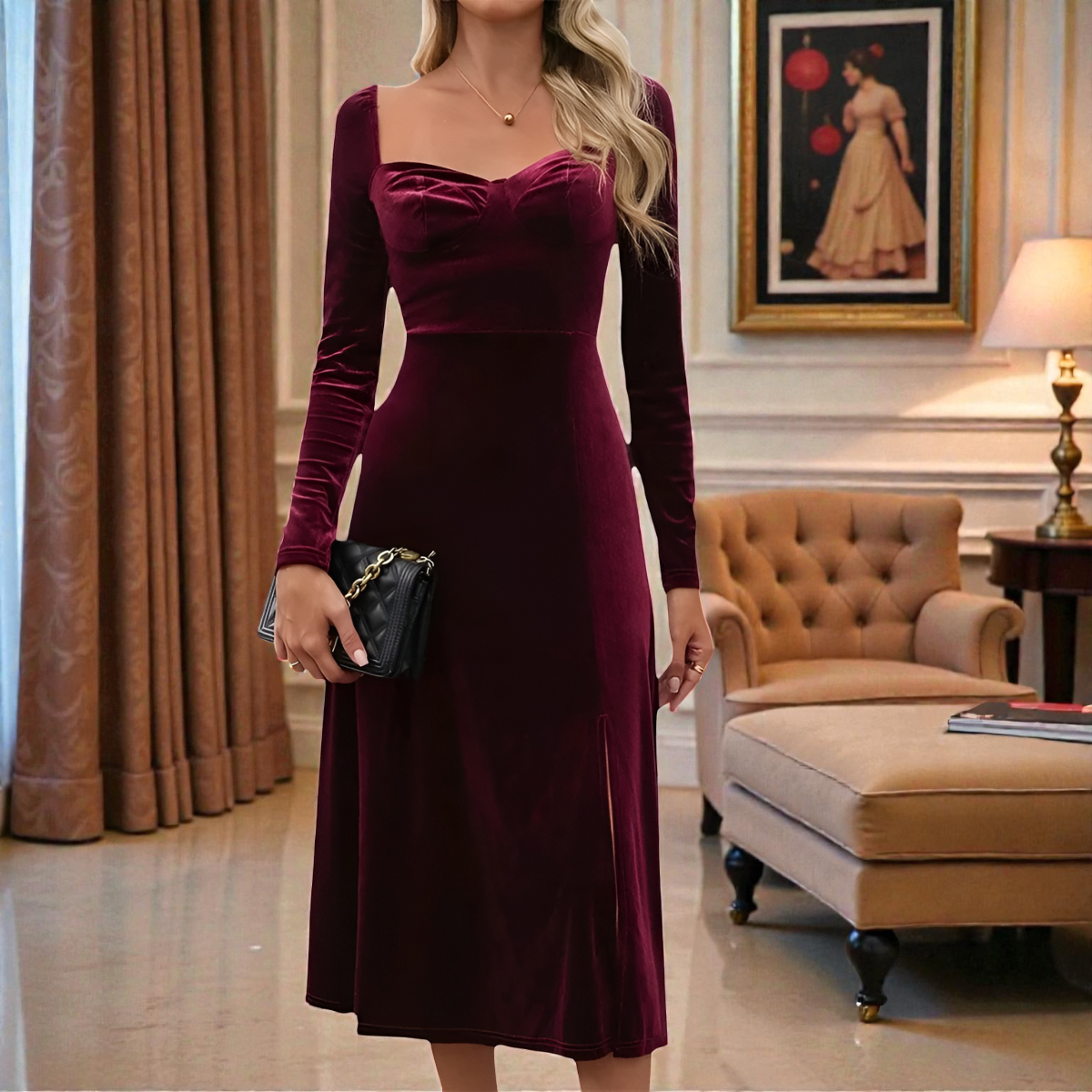 ALINA™ | VESTIDO REFINADO DE TEMPORADA