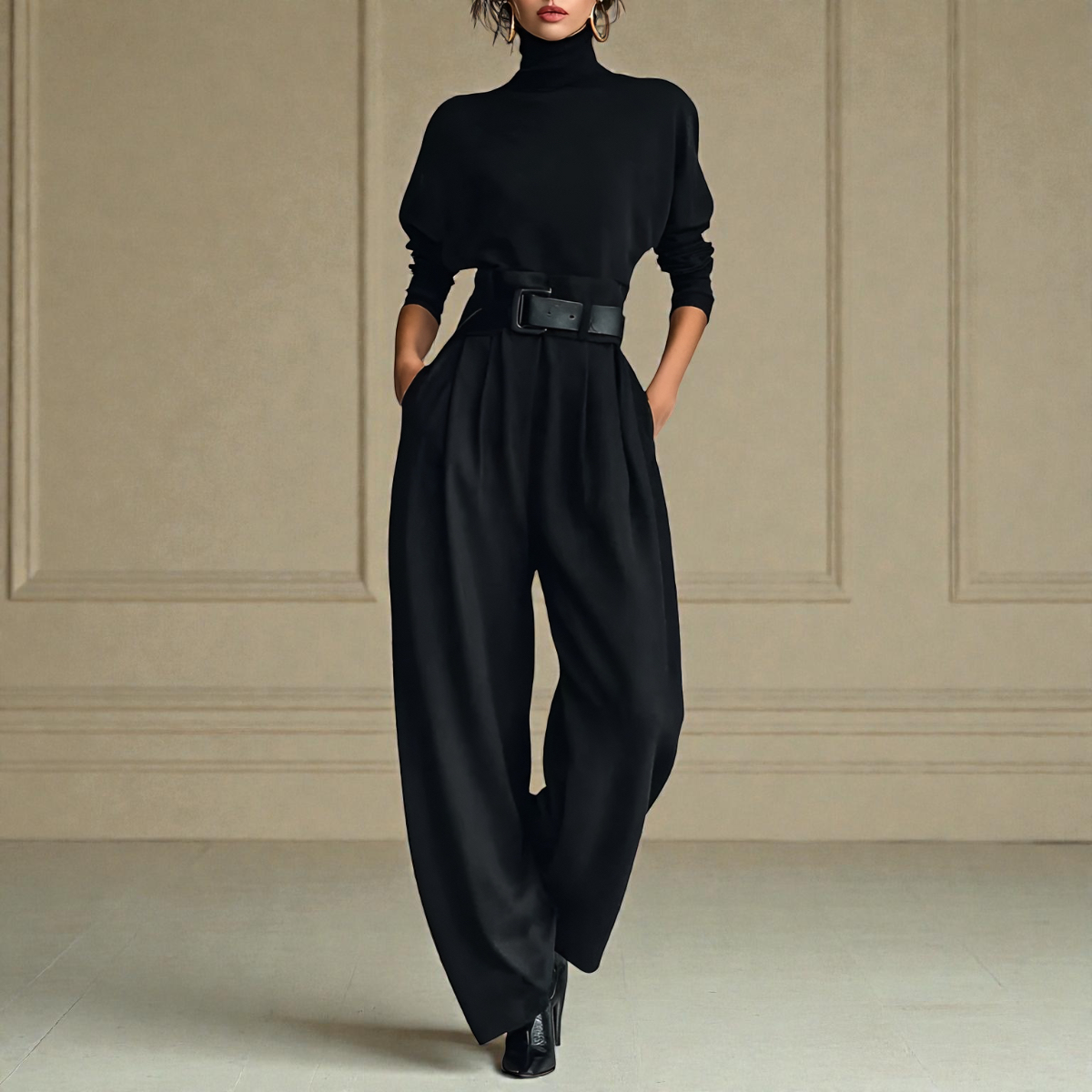 JULIET™ | Conjunto Elegante de Gola Alta