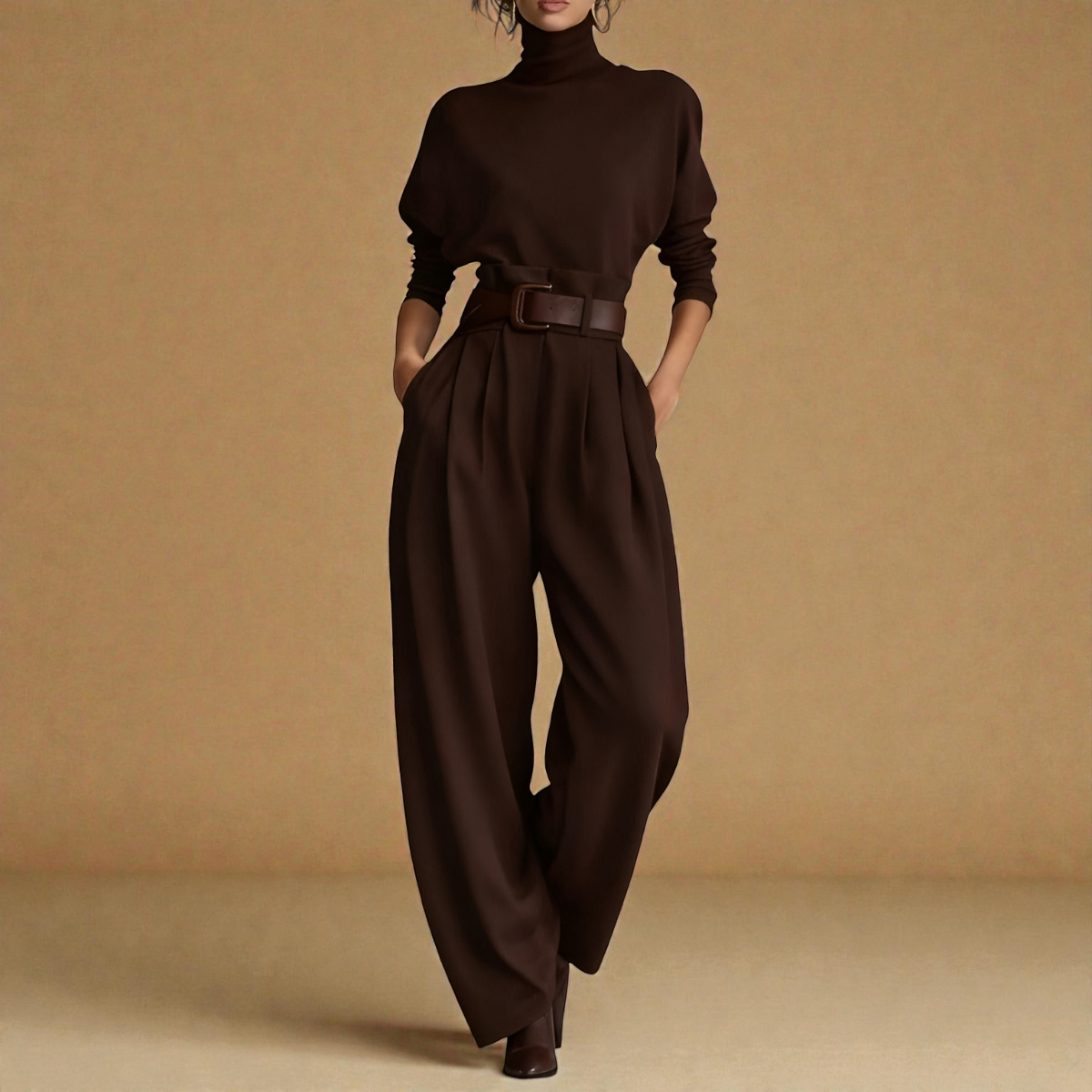 JULIET™ | Conjunto Elegante de Gola Alta