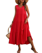 GABRIELLA | Vestido longo e fluido com conforto absoluto e estilo de verão