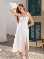 Elin™ | Robe branca elegante